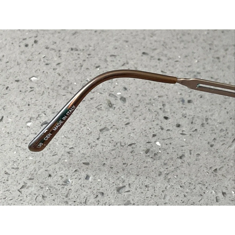 Alfred Sung Italy BRZ CEN 50-19-130 Metal Full Rim Eyeglasses Frames ONLY Bronze